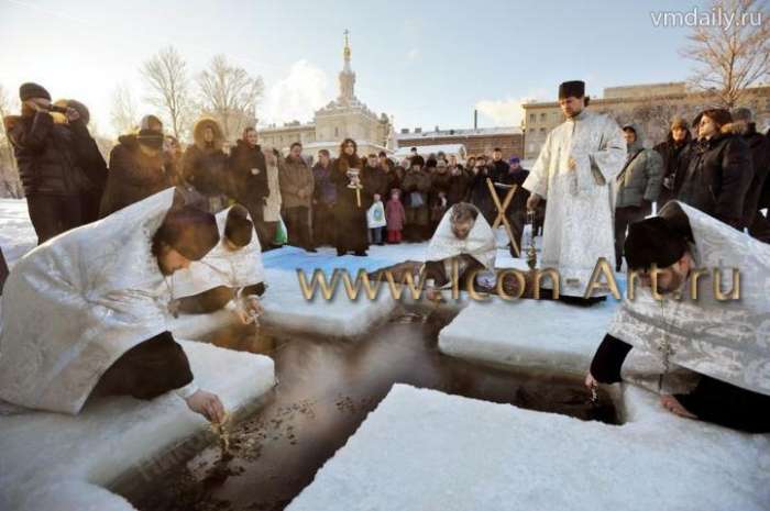 Освящение воды на Крещение