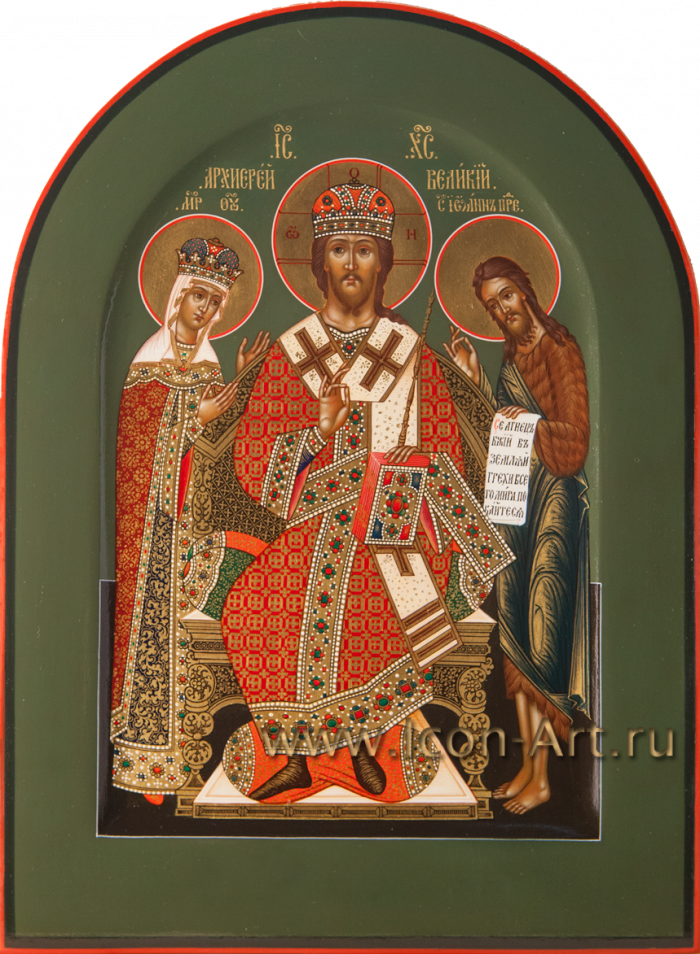 Фото: Деисус, Господь Иисус Христос с предстоящими