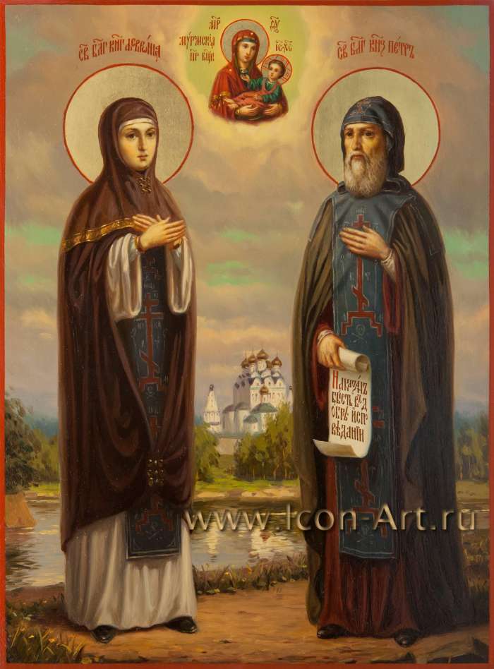 Фото: Святые преподобные князья Петр и Феврония Муромские