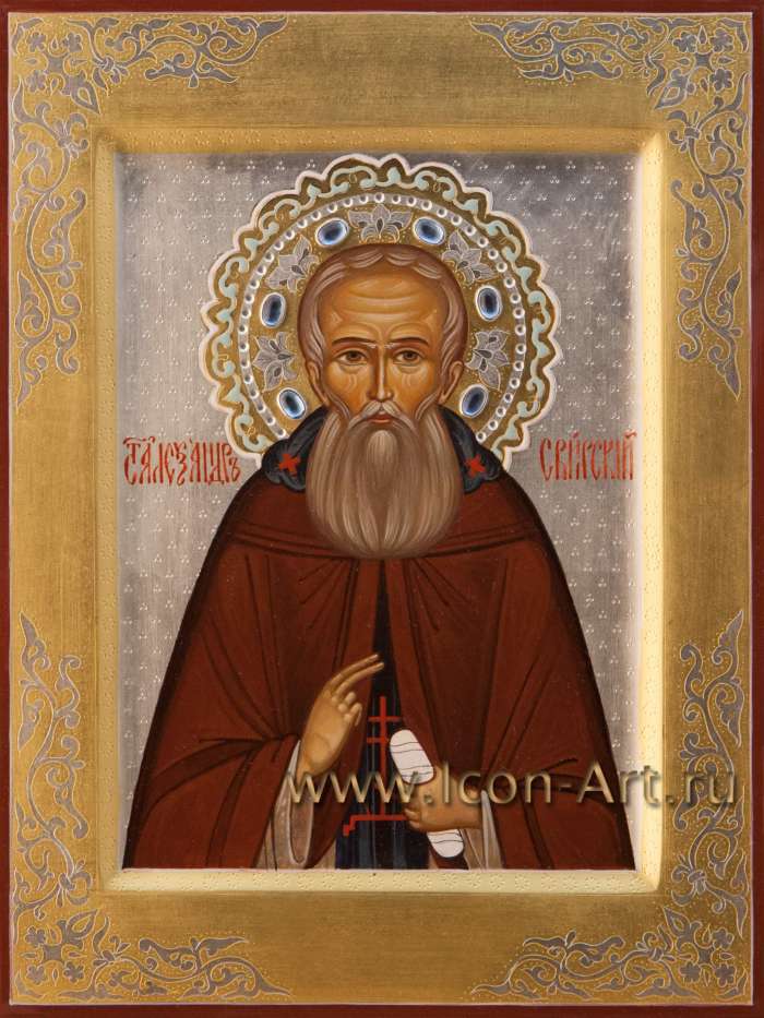 Фото: Святой преподобный Александр Свирский