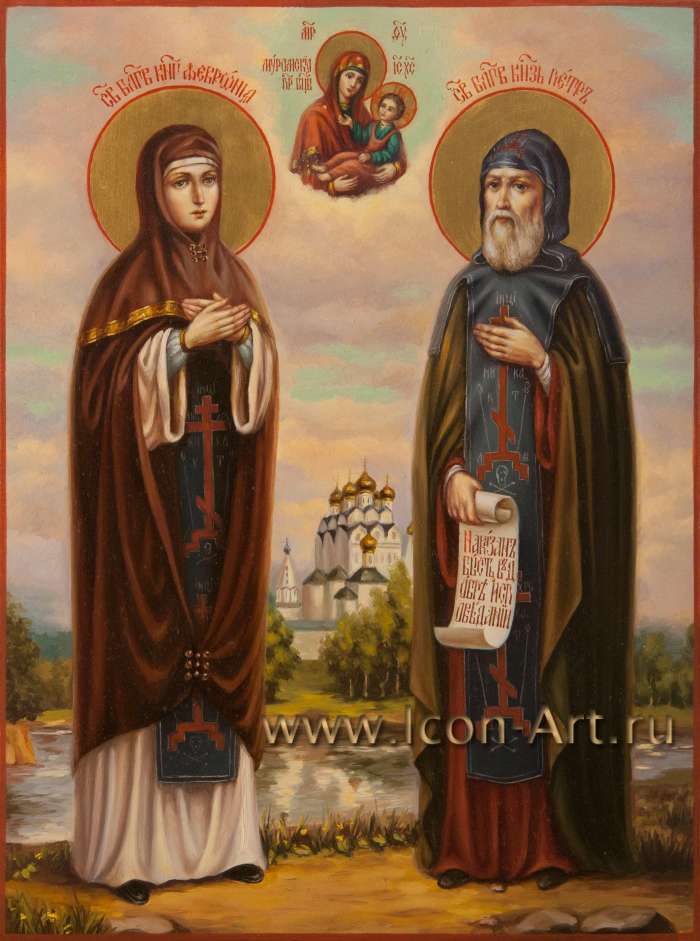 Фото: Святые преподобные Петр и Феврония Муромские