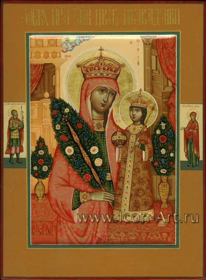 Фото: Икона Пресвятой Богородицы «Неувядаемый Цвет»