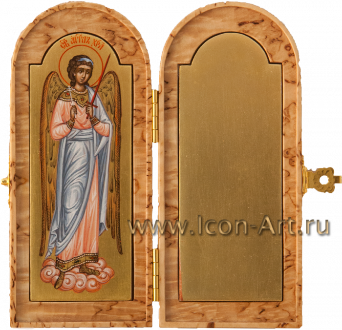 Фото: Складень: Святой Ангел Хранитель. На пустой створке может быть написан любой святой.