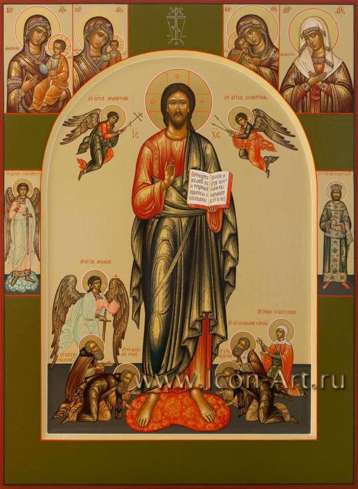 Фото: Спас Смоленский с избранными святыми