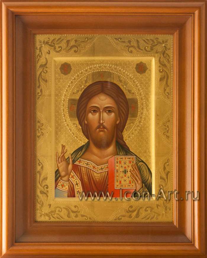 Икона Спасителя в киоте