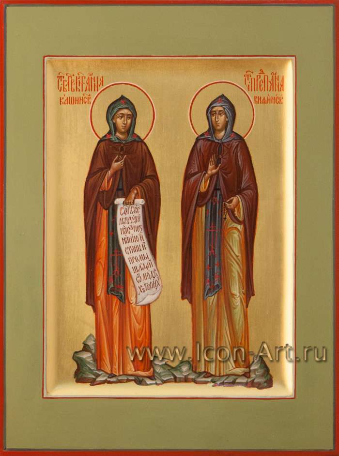 Фото: Святые преподобные Анна Кашинская и Анна Вифинская