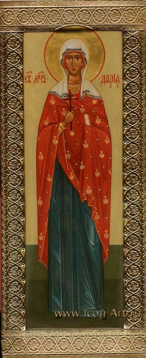 Фото: Мерная икона. Святая мч. Дария Римская