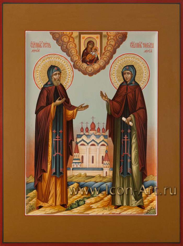 Фото: Святые преподобные Петр и Феврония Муромские