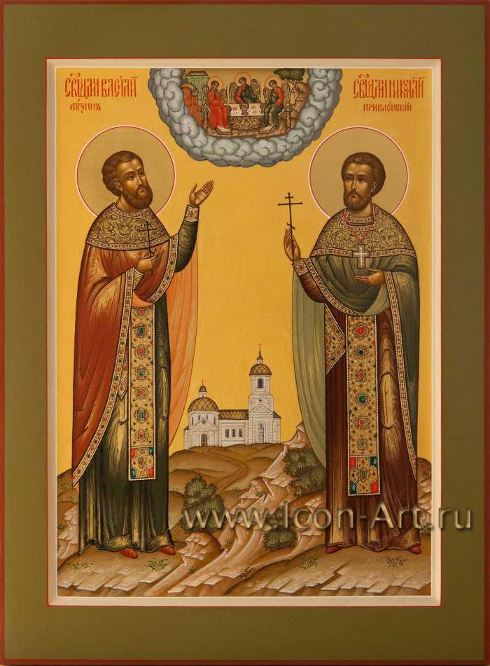 Фото: Святые священномученики Василий Лузин и Николай Приклонский 