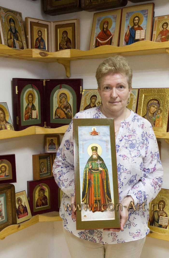 Заказчица с иконой