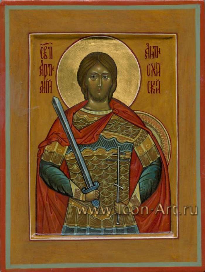 Фото: Именная икона. Святой военачальник вмч. Артемий Антиохийский