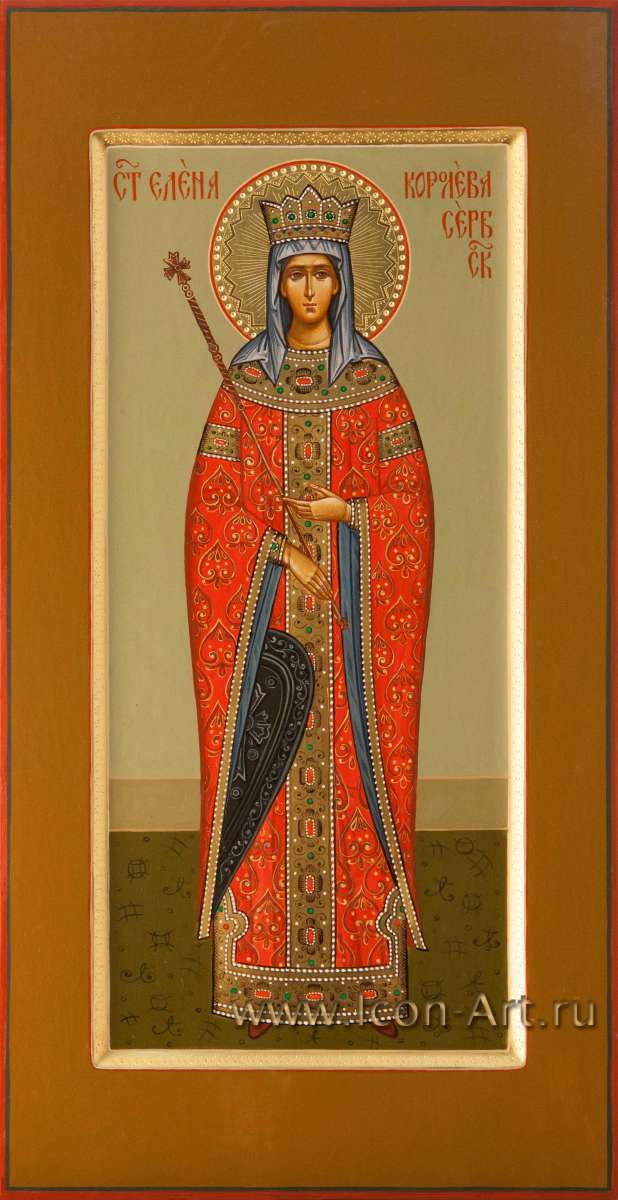 Фото: Святая царица Елена Сербская