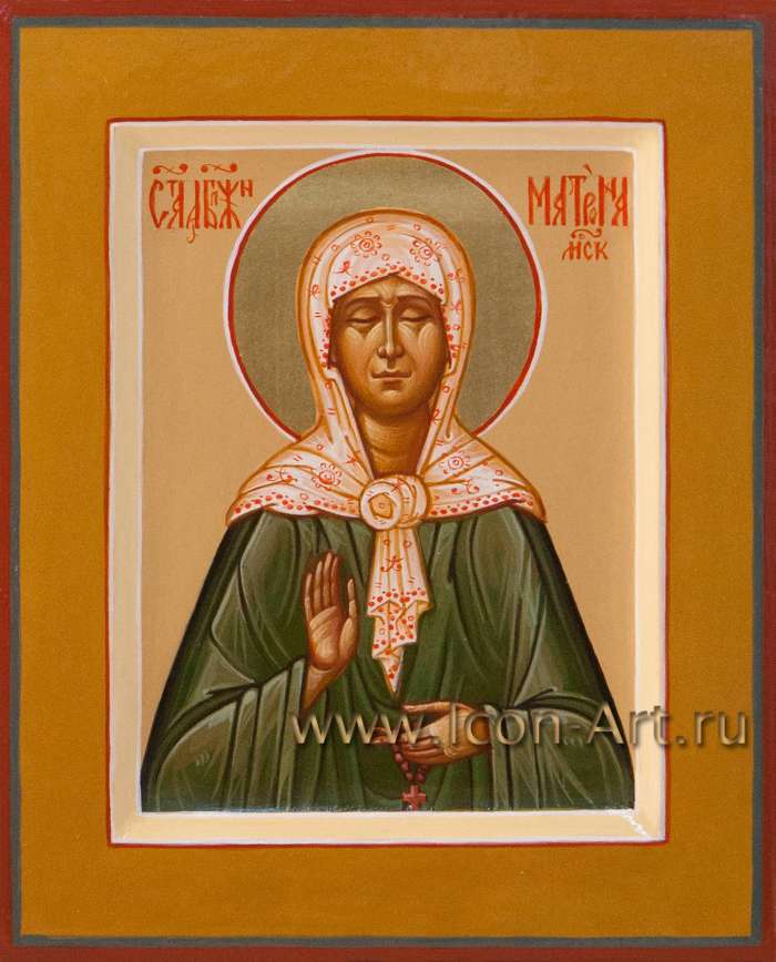 Фото: Святая блаженная Матрона Московская с житием