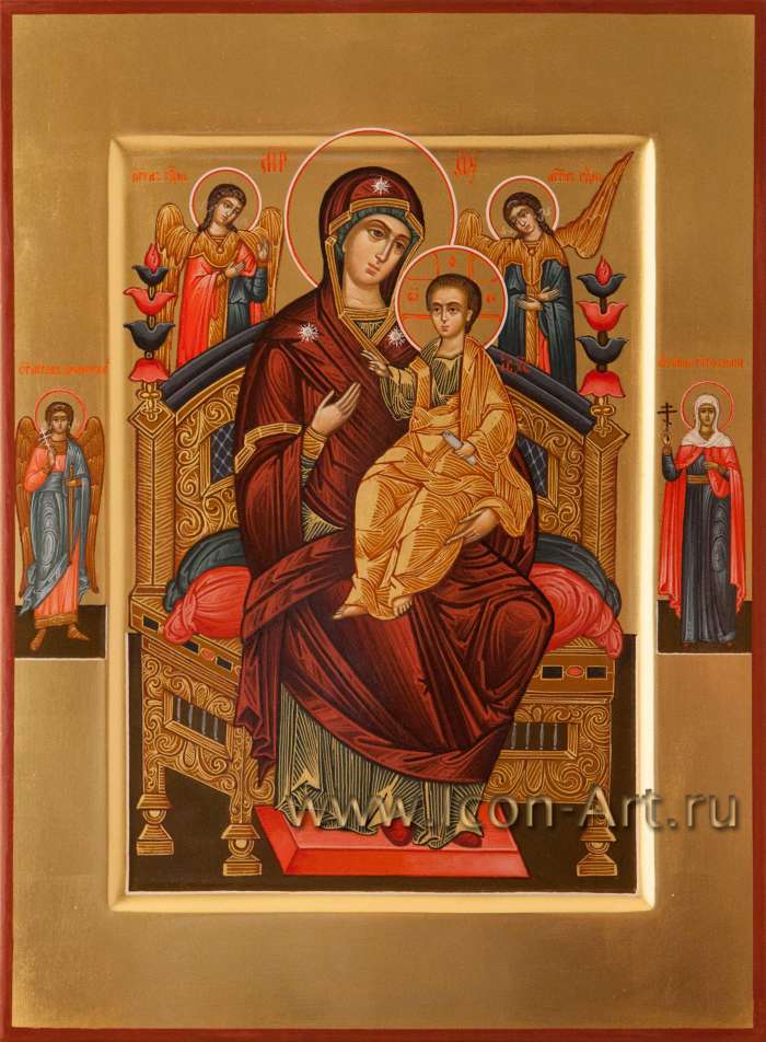 Фото: Пресвятая Богородица «Всецарица» с избранными святыми