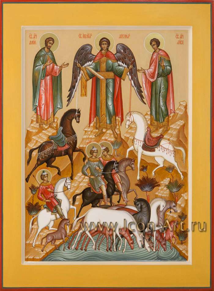 Фото: Чудо Архангела Михаила о Флоре и Лавре