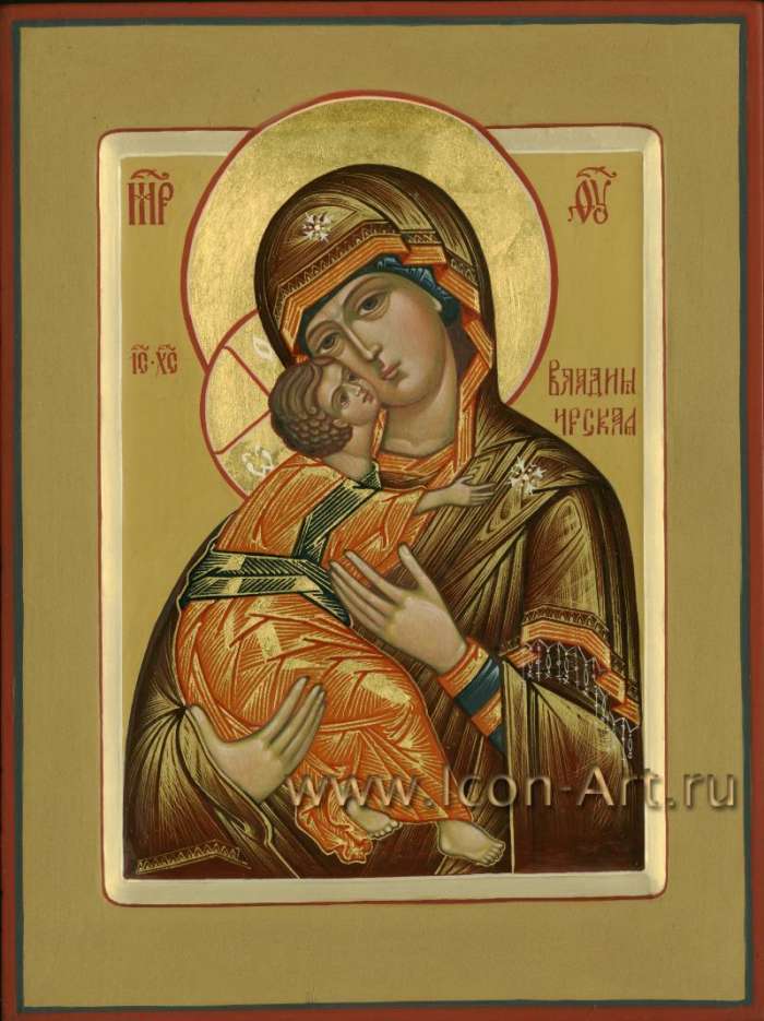 Фото: Образ Пресвятой Богородицы Владимирская.