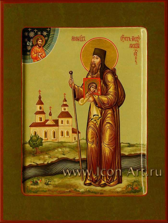 Фото: Святой прп. иеромонах Леонид Устьнедумский