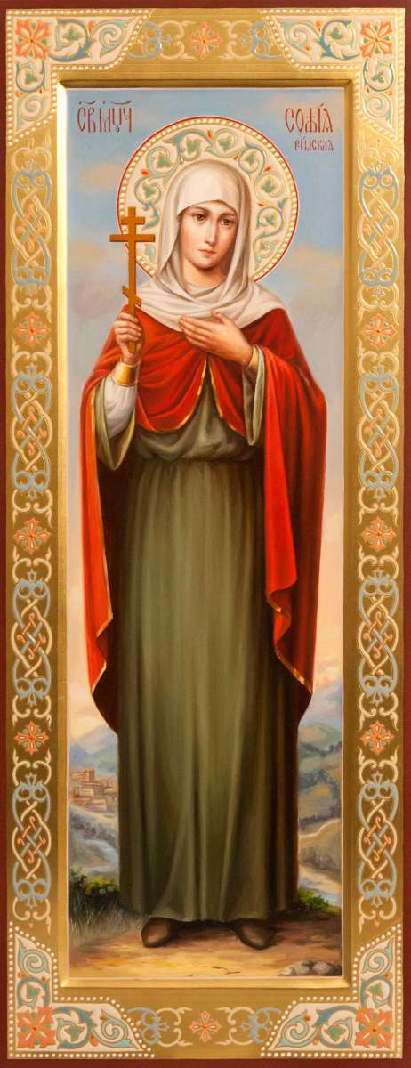 Фото: Святая мученица София Римская