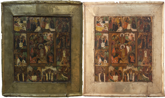 Фото: Воскресение Христовов с двунадесятыми праздниками