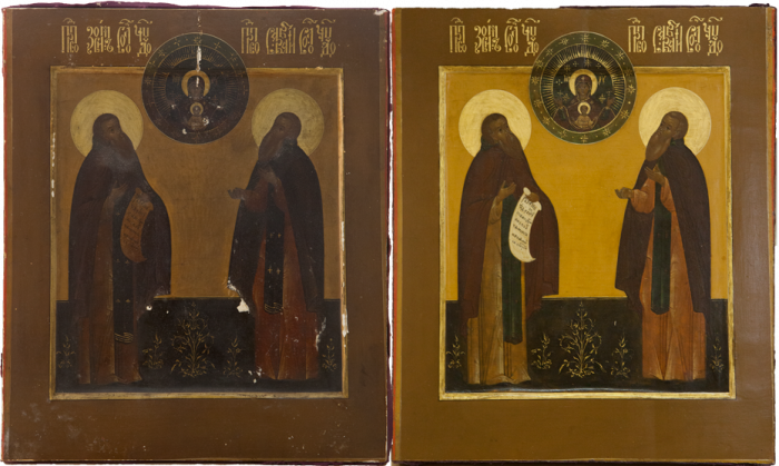 Фото: Святые Зосимма и Савватий Соловецкие