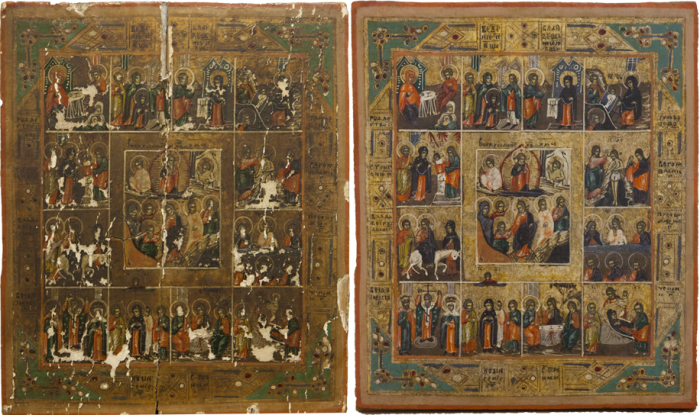 Фото: Воскресение Христово с двунадесятыми праздниками