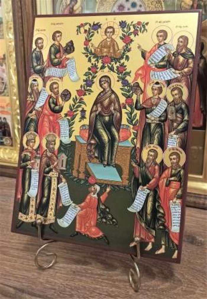 Фото: Икона Похвала Пресвятой Богородицы