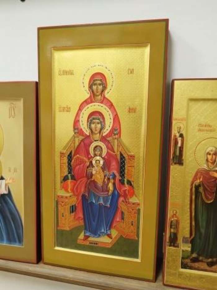 Фото: Икона праматери Евы, праведной Анны и Пресвятой Богородицы