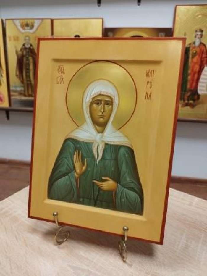 Фото: Икона святой блаженной Матроны Московской