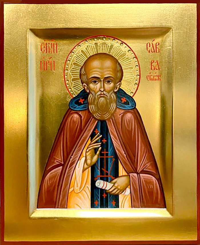 Фото: Святой преподобный Савва Сторожевский