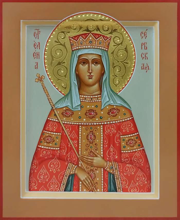 Фото: Святая царица Елена Сербская