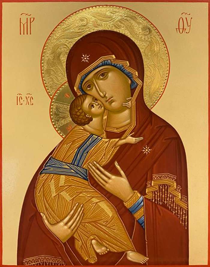 Фото: Икона Божией Матери "Владимирская"