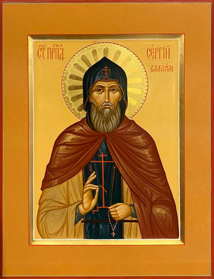 Фото: Святой преподобный Сергий Валаамский