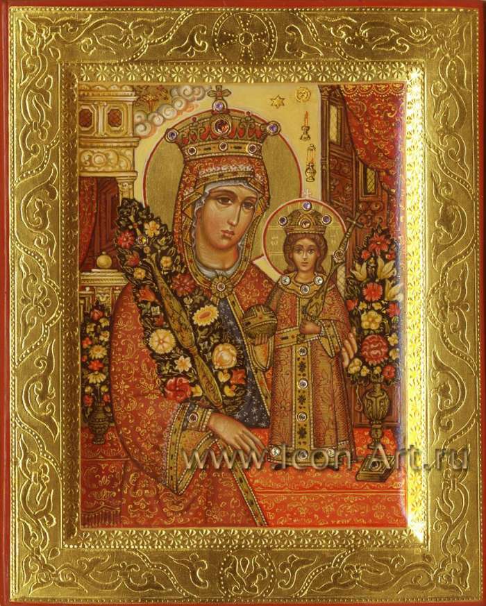 Фото: Икона Пресвятой Богородицы «Неувядаемый Цвет»