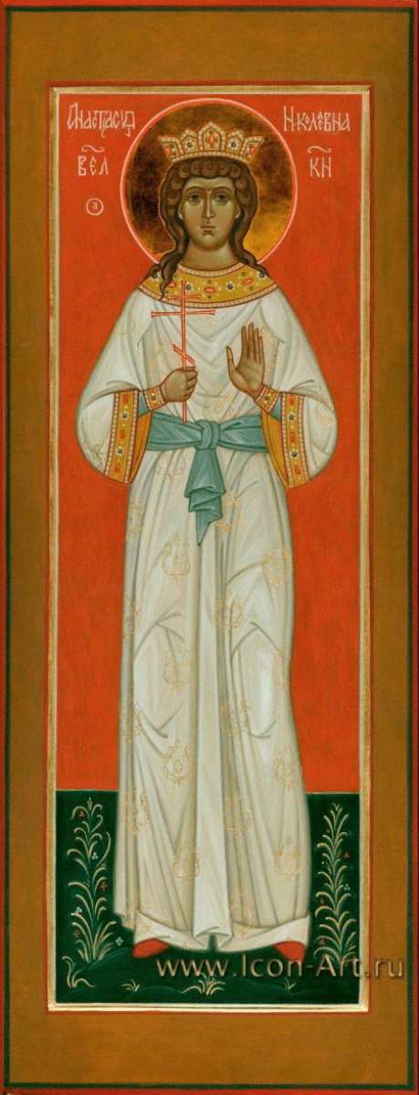 Фото: Мерная икона. Святая страстотерпица Анастасия Николаевна, великая княжна, новомученица