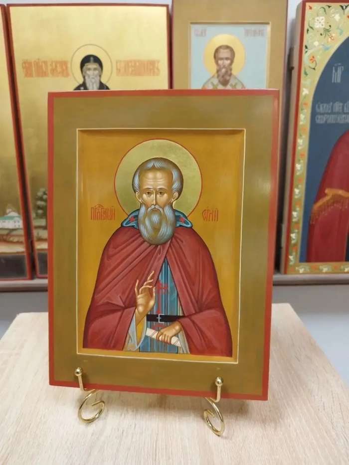 Фото: Икона Преподобный Сергий Радонежский