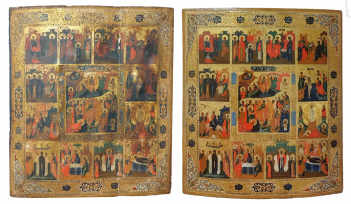 Фото: Воскресение Христовов с двунадесятыми праздниками