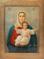 Икона Божией Матери «Леушинская» — «Азъ есмь с вами и никтоже на вы»