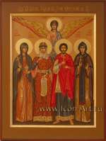 Святая Мария Магдалина, святая равноапостольная Ольга, святой мч. Андрей Хиосский, святая прп. Ирина Капподакийская и святой Ангел Хранитель