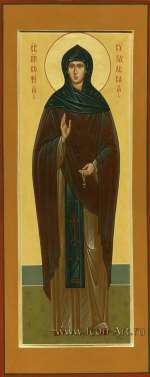 Мерная икона. Святая прп. София Суздальская (в миру великая княгиня Соломония)