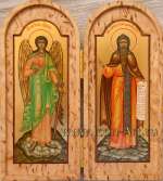 Складен Святой Ангел Хранитель и святой прп. Геннадий Костромской