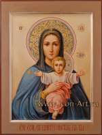 Икона Божией Матери «Леушинская» — «Азъ есмь с вами и никтоже на вы»