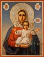 Икона Пресвятой Богородицы «Леушинская», «Азъ есмь с вами и никтоже на вы»