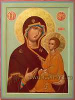 Образ Пресвятой Богородицы Тихвинская.