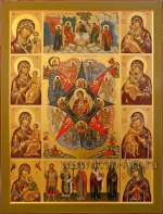 Икона Пресвятой Богородицы «Неопалимая Купина» 