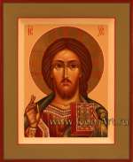 Иисус Христос Господь Вседержитель и Икона Пресвятой Богородицы «Казанская »