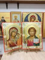 Венчальные иконы Пресвятая Богородица Казанская и Господь Вседержитель