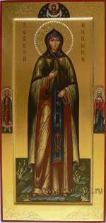 Святая благоверная великая княгиня инокиня Анна Кашинская. На полях иконы: святой блгв. князь Владимир и святая мц. Татиана