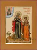 Семейная икона: мч. петр Казанский, мц. Надежда Римская