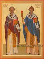 Святители николай Чудотворец и Спиридон Тримифунтский