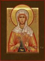Мерная икона. Святая мц. Галина Коринфская
